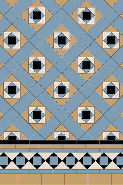 Original Style Victorian Conway Pattern-Floor-Tile