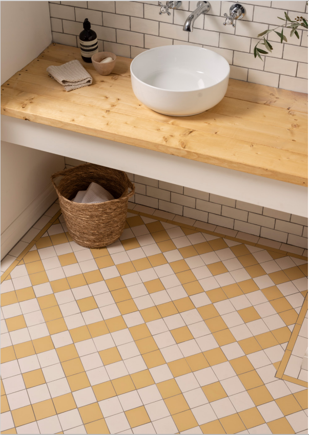Original Style Victorian Exeter 2-Colour Pattern-Floor-Tile