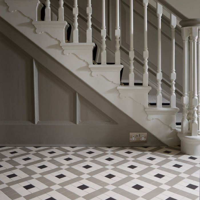 Original Style Victorian Exeter Pattern-Floor-Tile