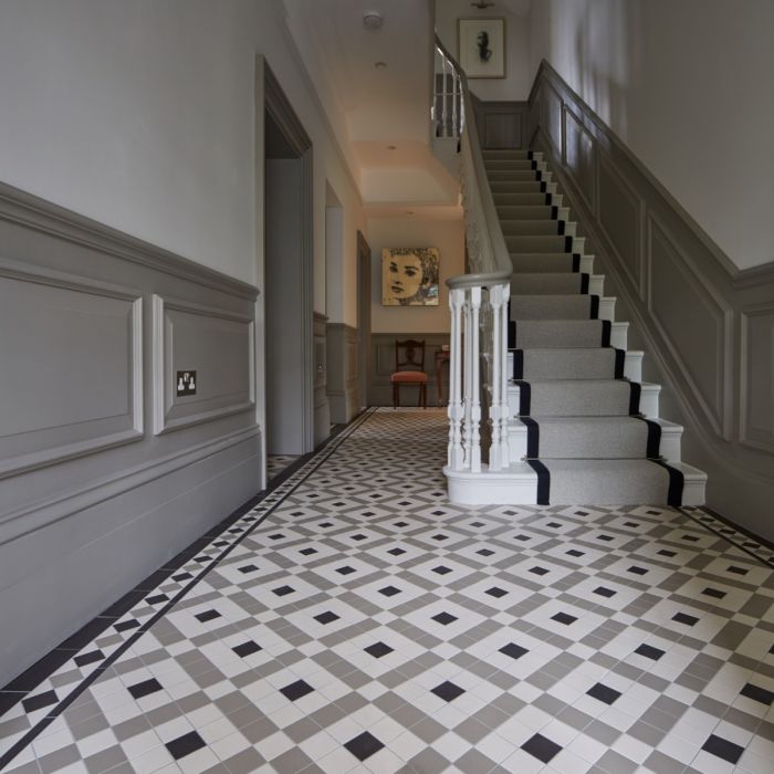Original Style Victorian Exeter Pattern-Floor-Tile