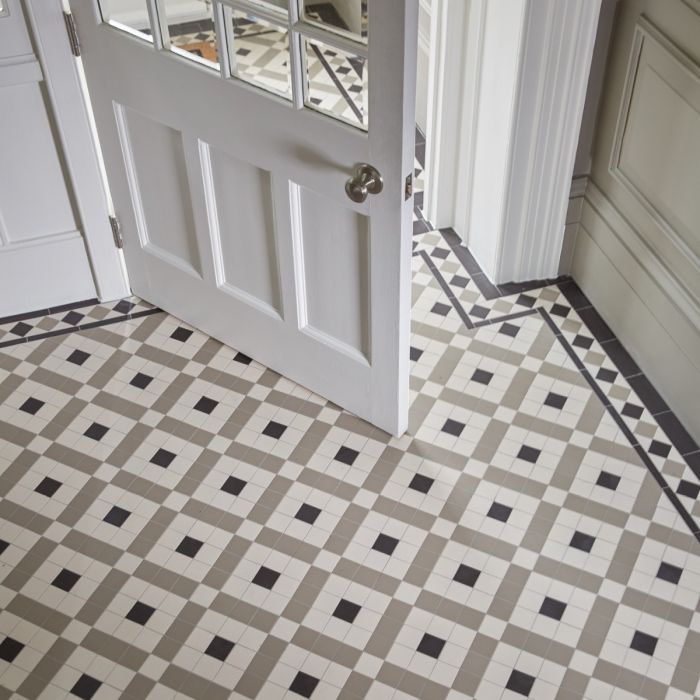 Original Style Victorian Exeter Pattern-Floor-Tile