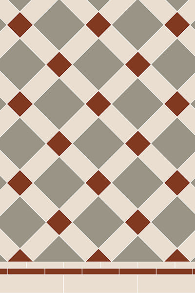 Original Style Victorian Falkirk Pattern-Floor-Tile