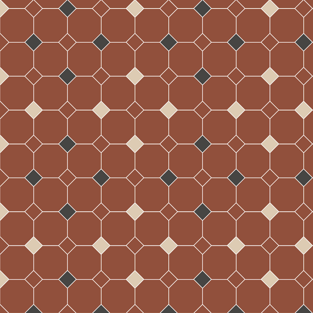 Original Style Victorian Harrogate Pattern-Floor-Tile
