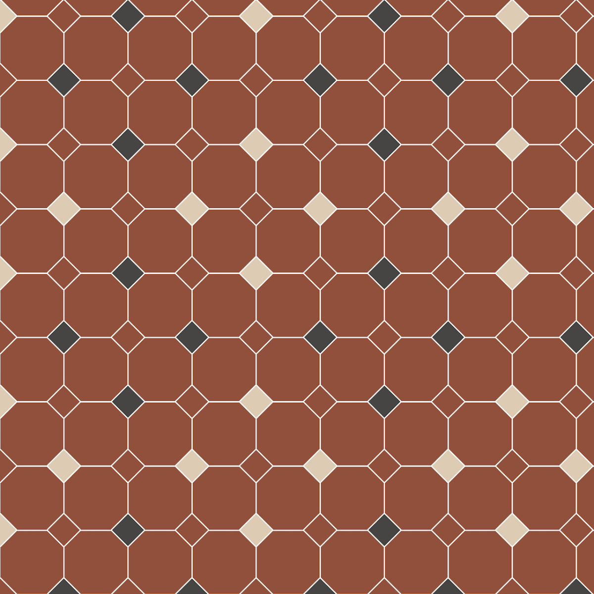 Original Style Victorian Harrogate Pattern-Floor-Tile