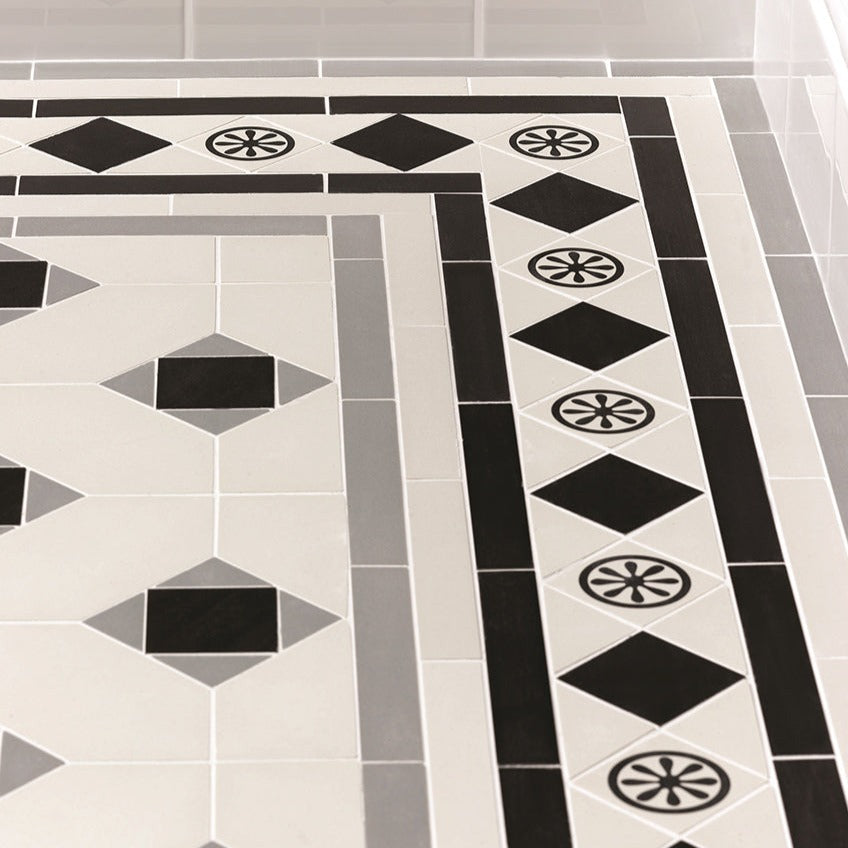 Original Style Victorian Huntingdon Pattern-Floor-Tile