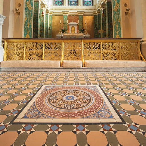 Original Style Victorian Inverlochy Pattern-Floor-Tile