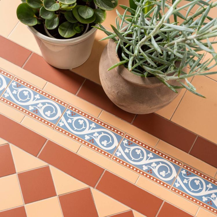Original Style Victorian Kitchener Border-Floor-Tile