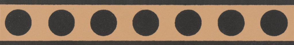 Original Style Victorian Melbourne Border-Black Spot on Buff-IM-0005302-Floor-Tile