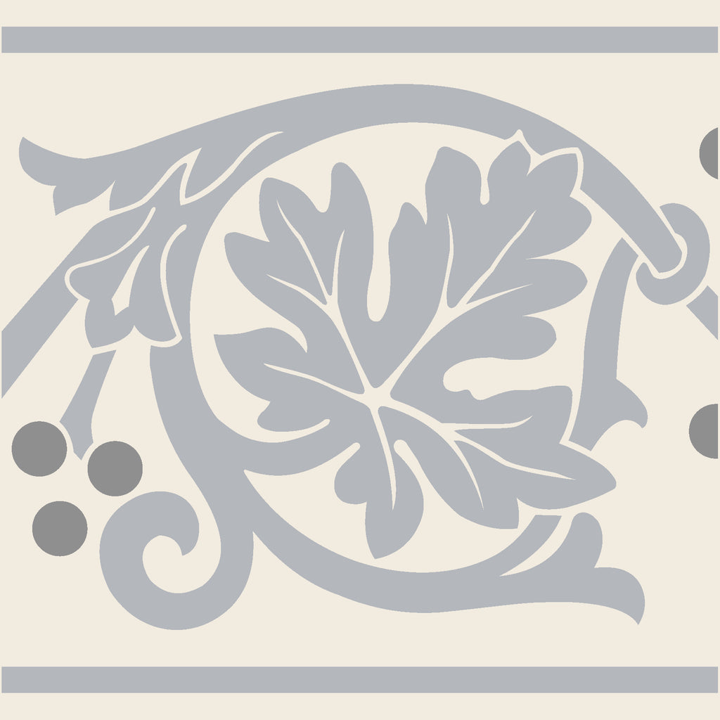 Original Style Victorian Shaftesbury Border - Set of 2-Floor-Tile