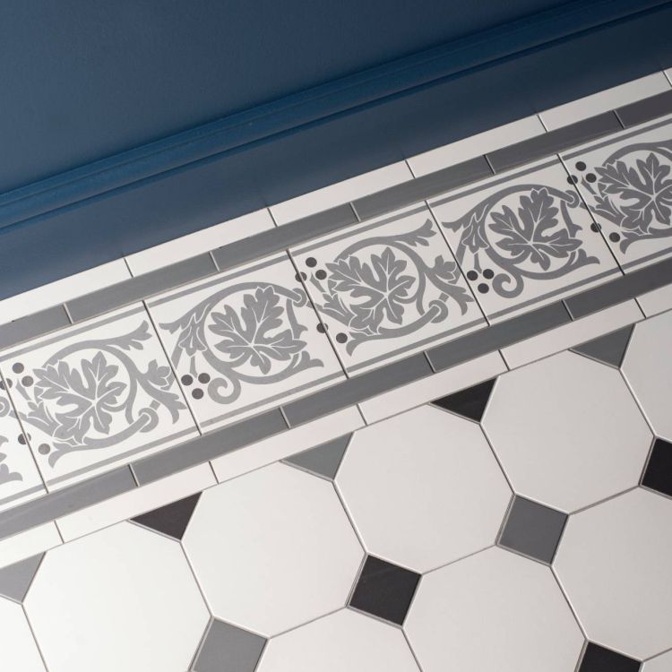 Original Style Victorian Shaftesbury Border - Set of 2-Floor-Tile