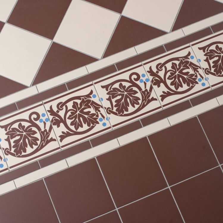Original Style Victorian Shaftesbury Border - Set of 2-Floor-Tile