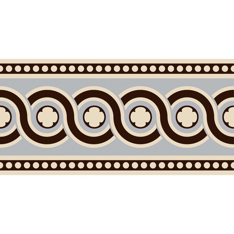 Original Style Victorian Telford Border-Black on White-IM-0014698-Floor-Tile