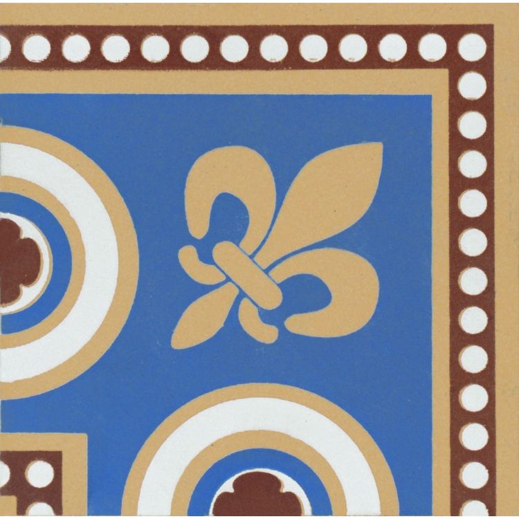 Original Style Victorian Telford Corner-Blue-IM-0007655-Floor-Tile