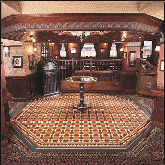 Original Style Victorian Warwick Pattern-Floor-Tile