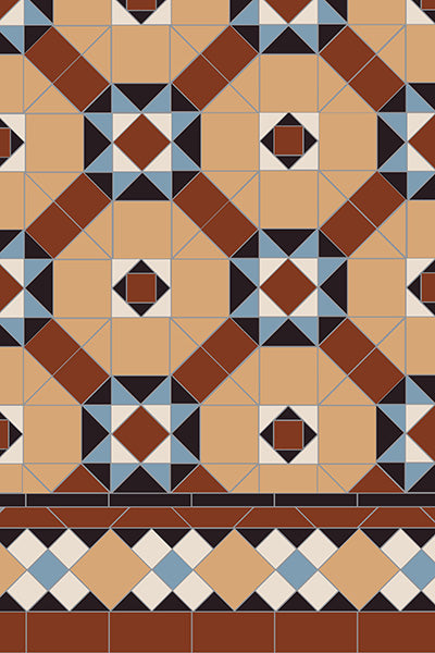 Original Style Victorian Westminster Pattern-Floor-Tile