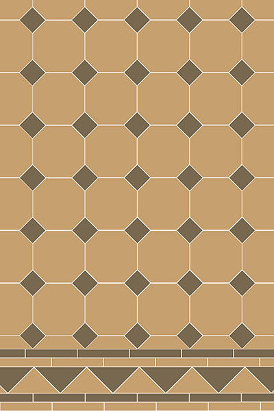 Original Style Victorian York Pattern-Floor-Tile