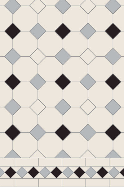 Original Style Victorian York Pattern-Floor-Tile