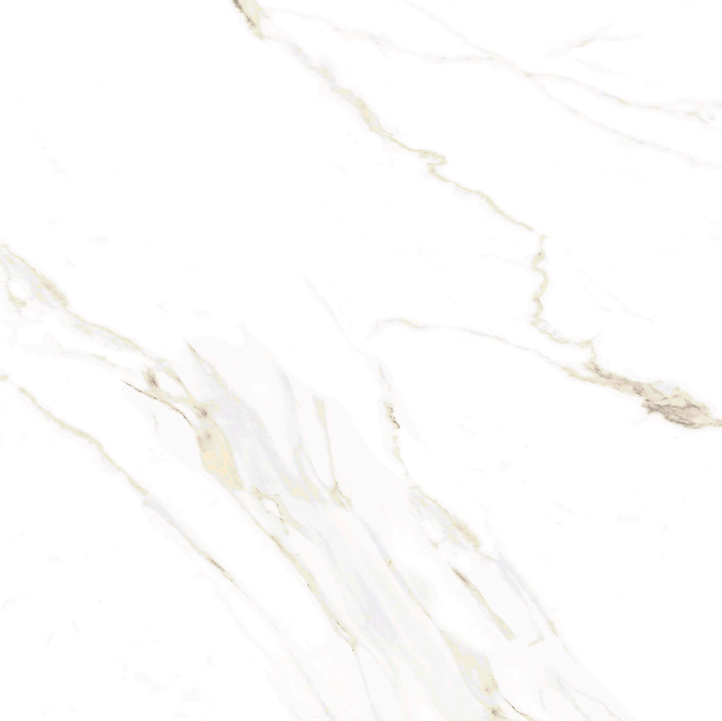 Oro Marble Effect Gloss Porcelain Floor Tile 60x60cm