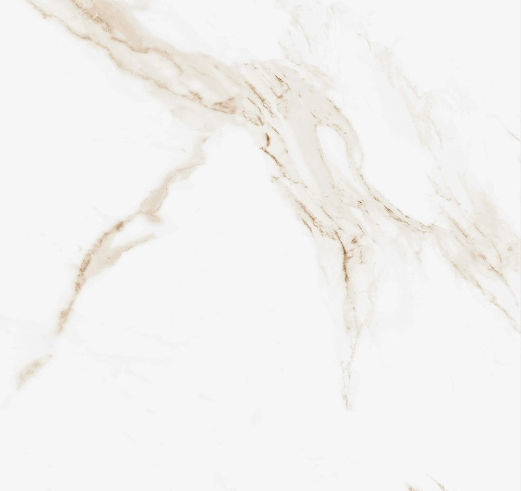 Oro Marble Effect Gloss Porcelain Floor Tile 60x60cm