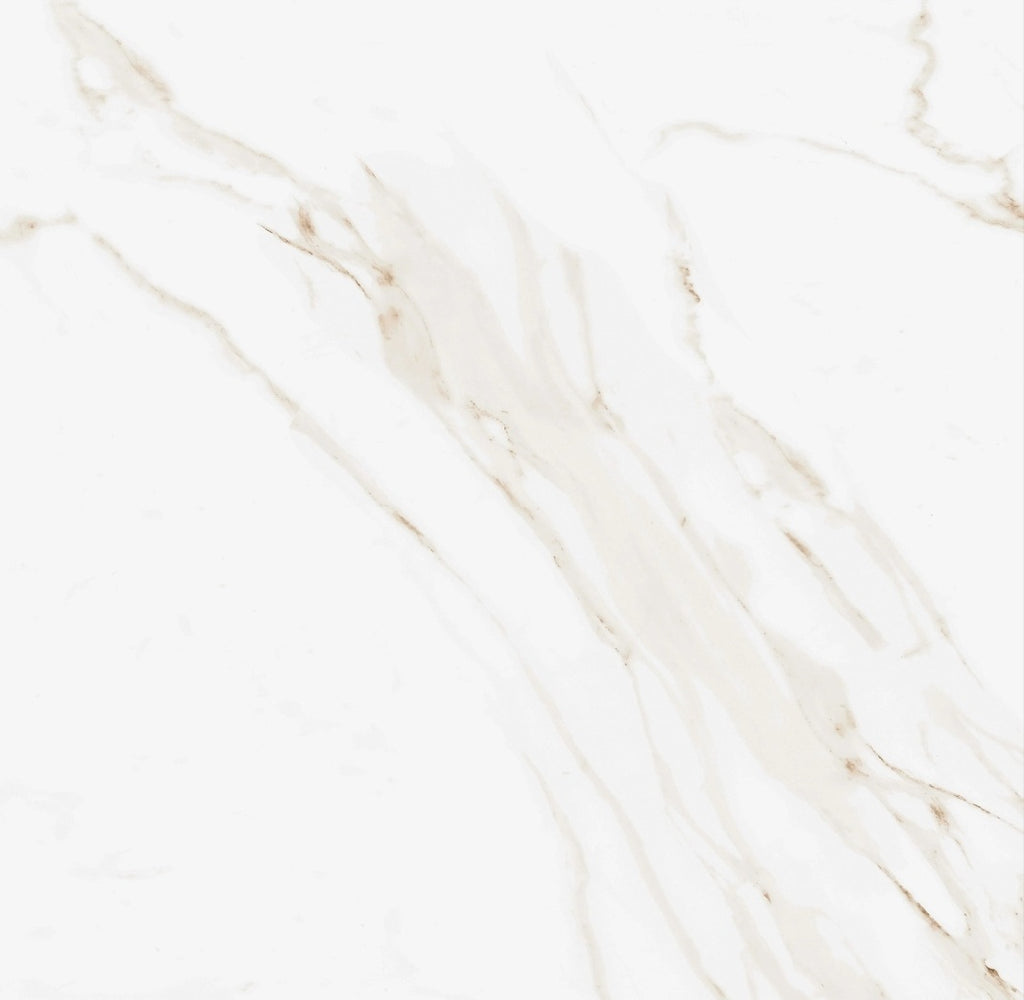 Oro Marble Effect Gloss Porcelain Floor Tile 60x60cm
