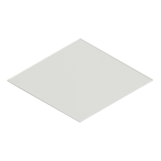 Rhomboid White Ceramic Wall Tile 15x26cm