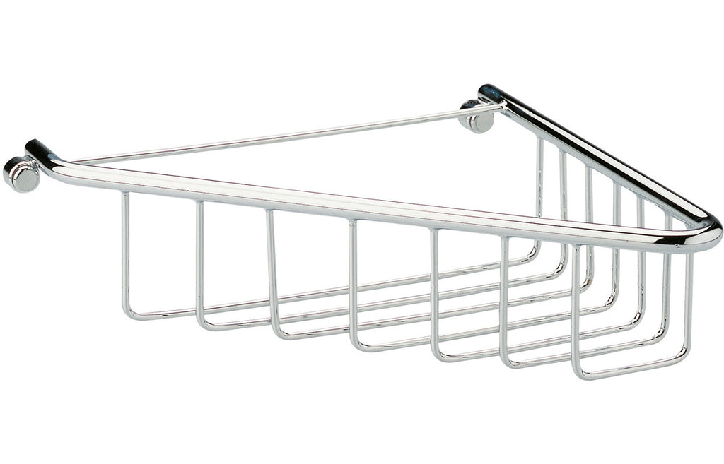 Penelope 1-Tier Corner Shower Caddy - Chrome-Enclosure Accessories-DIAC0138-