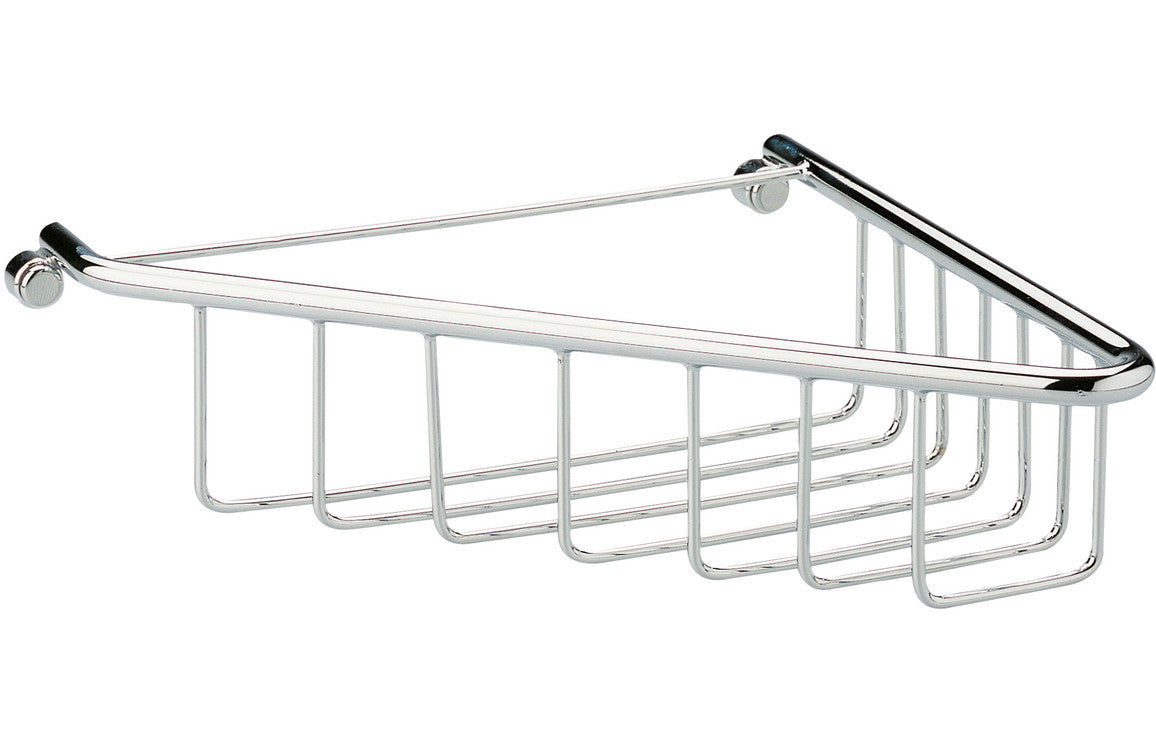 Penelope 1-Tier Corner Shower Caddy - Chrome-Enclosure Accessories-DIAC0138-