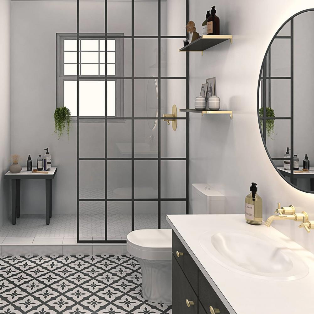 Perform Panel White Frost 1200x2400mm Bathroom Wall Panels-9711