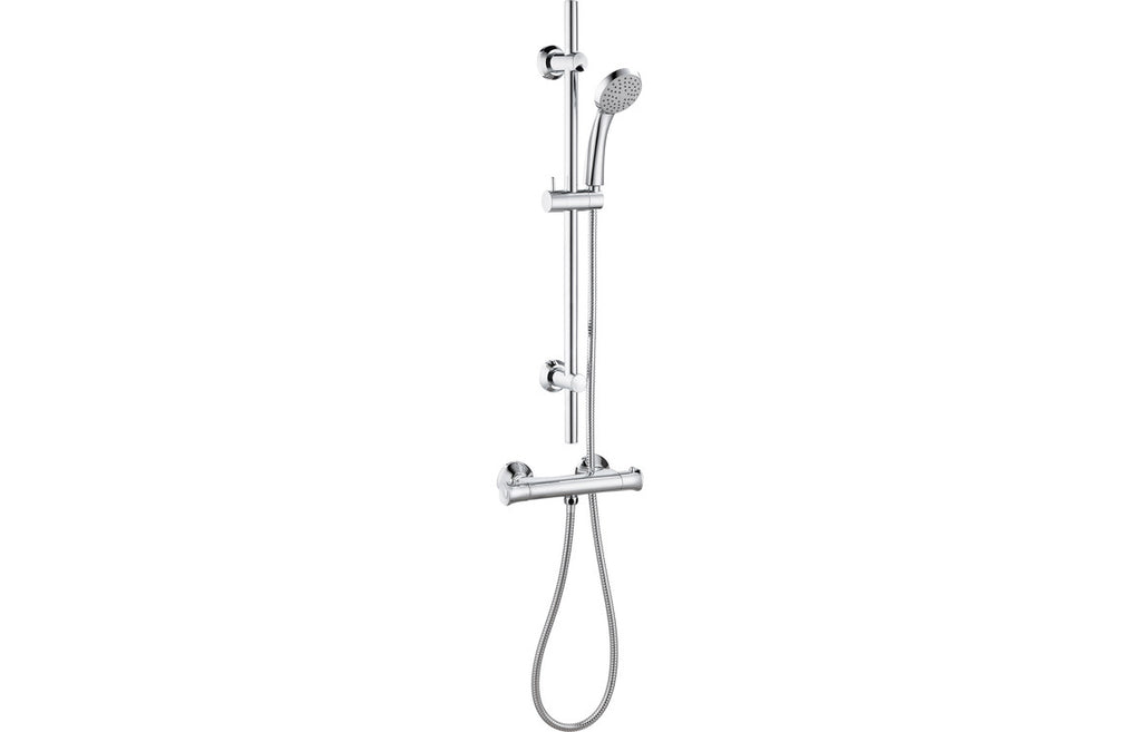 Pluto Thermostatic Bar Mixer Shower-Shower Rail Kits-DICM0576-