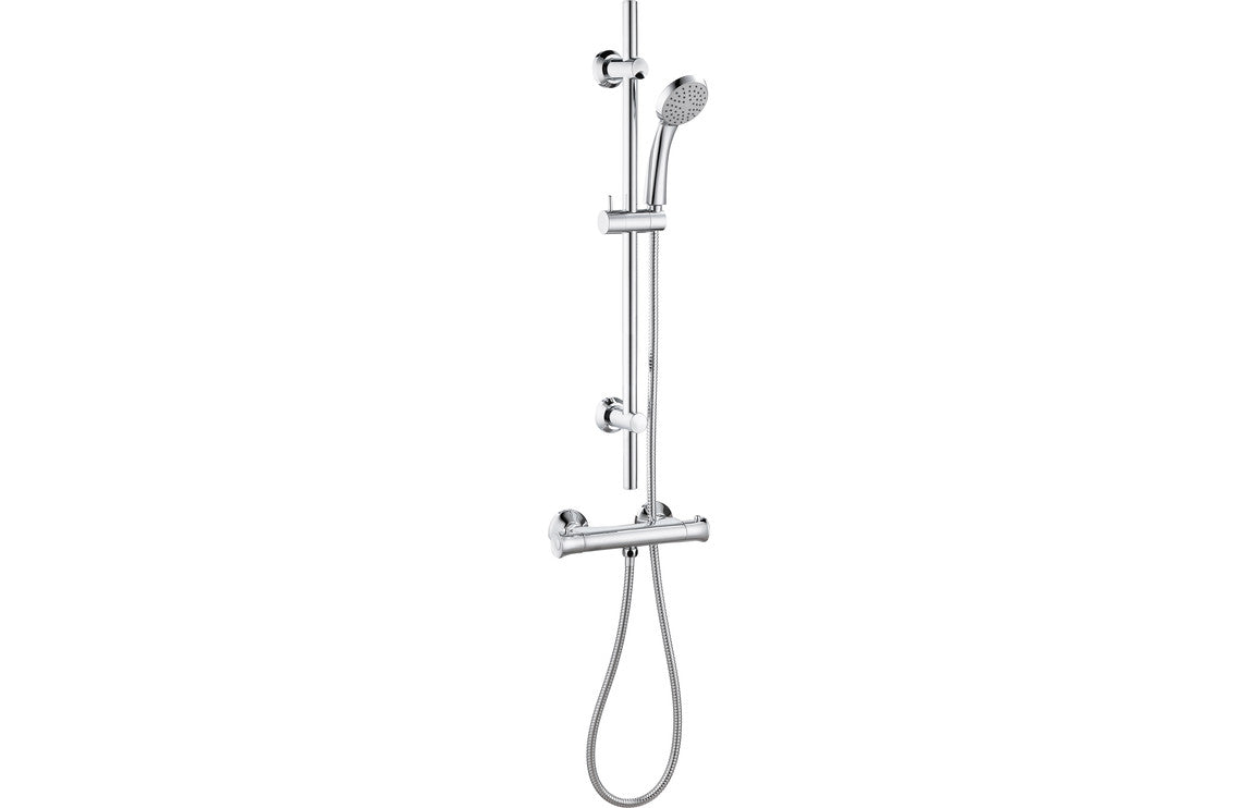 Pluto Thermostatic Bar Mixer Shower-Shower Rail Kits-DICM0576-