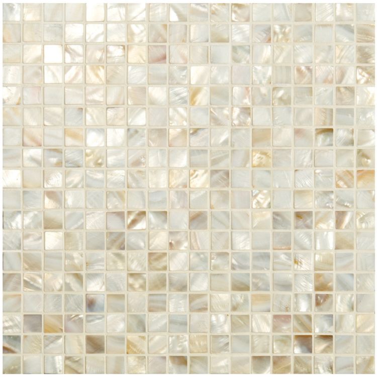 Original Style Mosaics Purity Shell Mosaic Tile 30x30cm