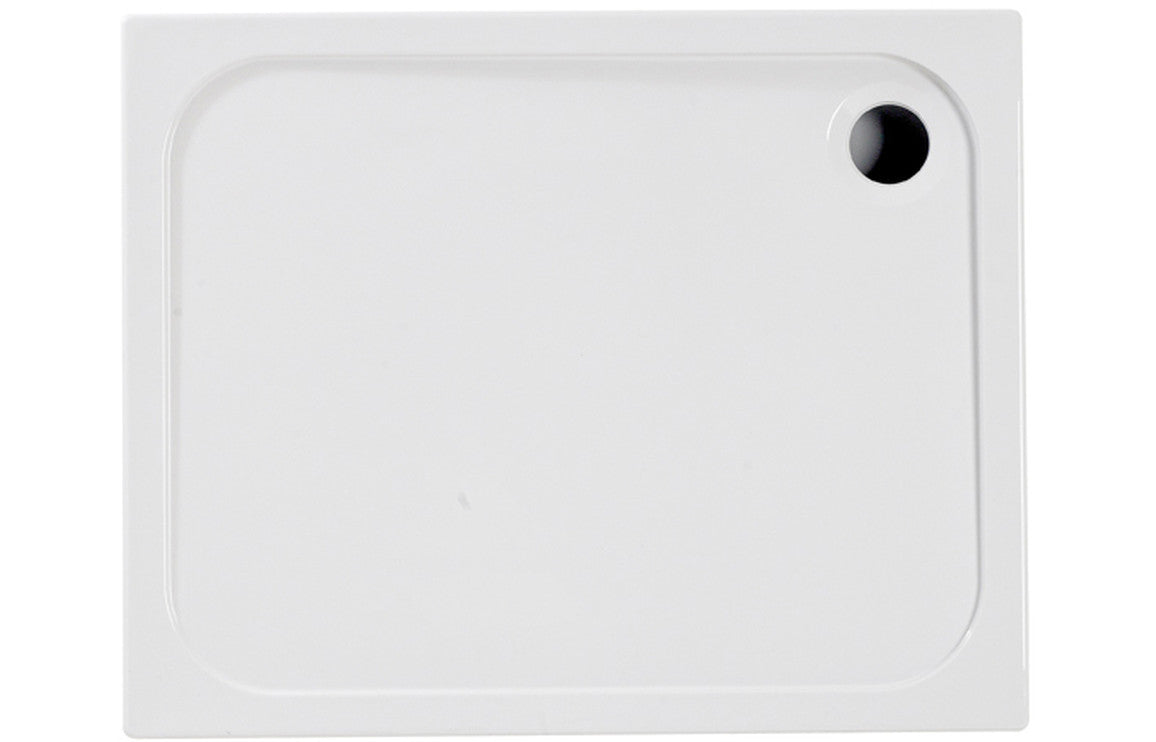 Rectangular Shower Tray & Waste-Shower Trays-CAPST5109-1000mm-700mm-