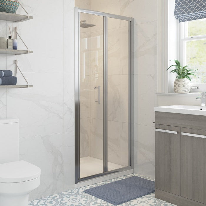 Reflexion Classix Bi Fold Shower Door 700mm-Shower Enclosures-DIEB7006-