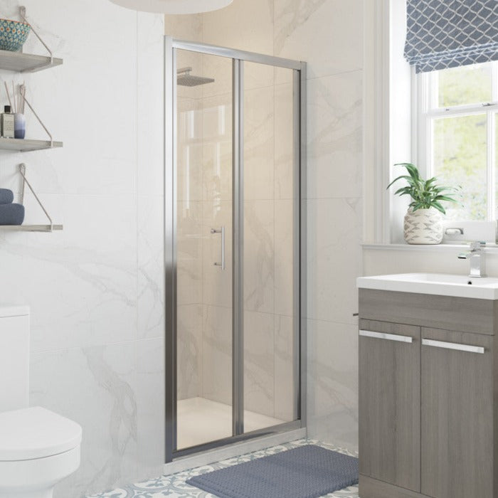 Reflexion Classix Bi Fold Shower Door 760mm-Shower Enclosures-DIEB7612-