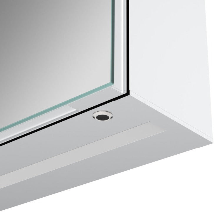 Rika 500mm 1 Door Front-Lit LED Mirror Cabinet-Mirrors-DIMS0114-