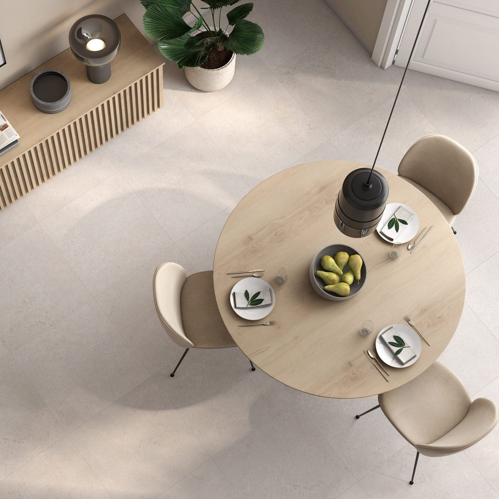 Roca Limestone Arena Porcelain Floor Tile 60x60cm