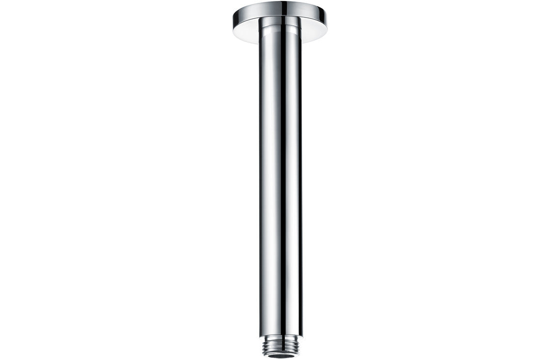 Round Ceiling Arm 180mm - Chrome-Shower Arms-DICM0656-