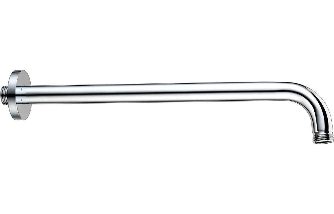 Round Shower Arm 300mm - Chrome-Shower Arms-DICM0654-
