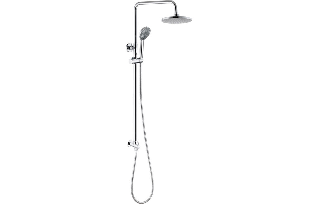 Round Shower Kit w/Overhead & Handset-Shower Rail Kits-DICM0626-