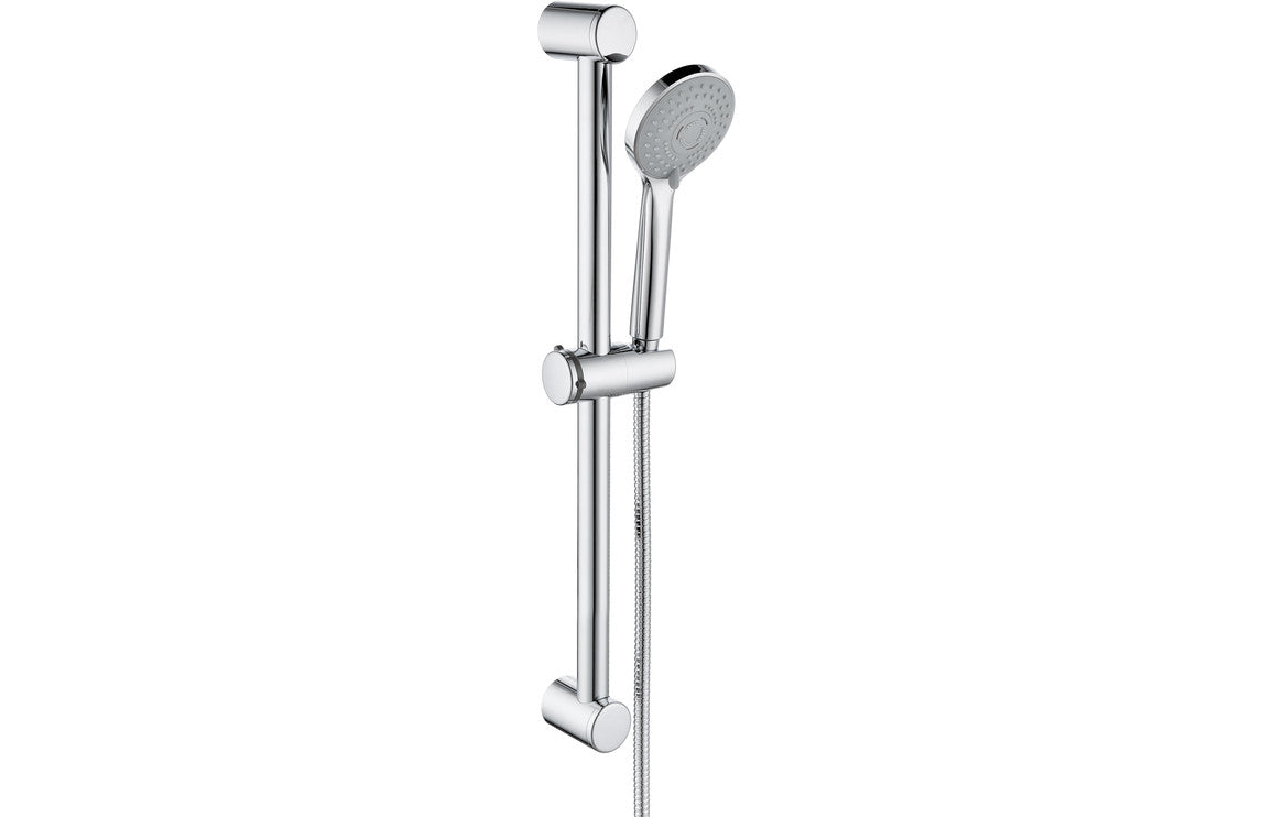 Round Slider Rail Kit & 3 Mode Handset-Shower Rail Kits-DIC0628-