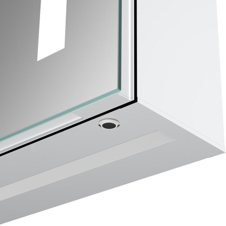 Sakura 600mm 2 Door Front-Lit LED Mirror Cabinet-Mirrors-DIMS0112-