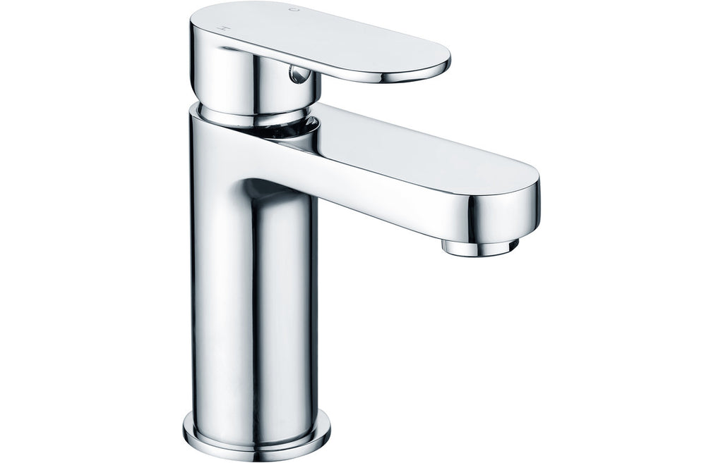 Sassano Basin Mixer & Waste - Chrome-Basin Taps-DITS1314-