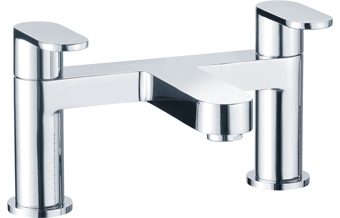 Sassano Bath Filler - Chrome-Bath Taps-DITB2262-