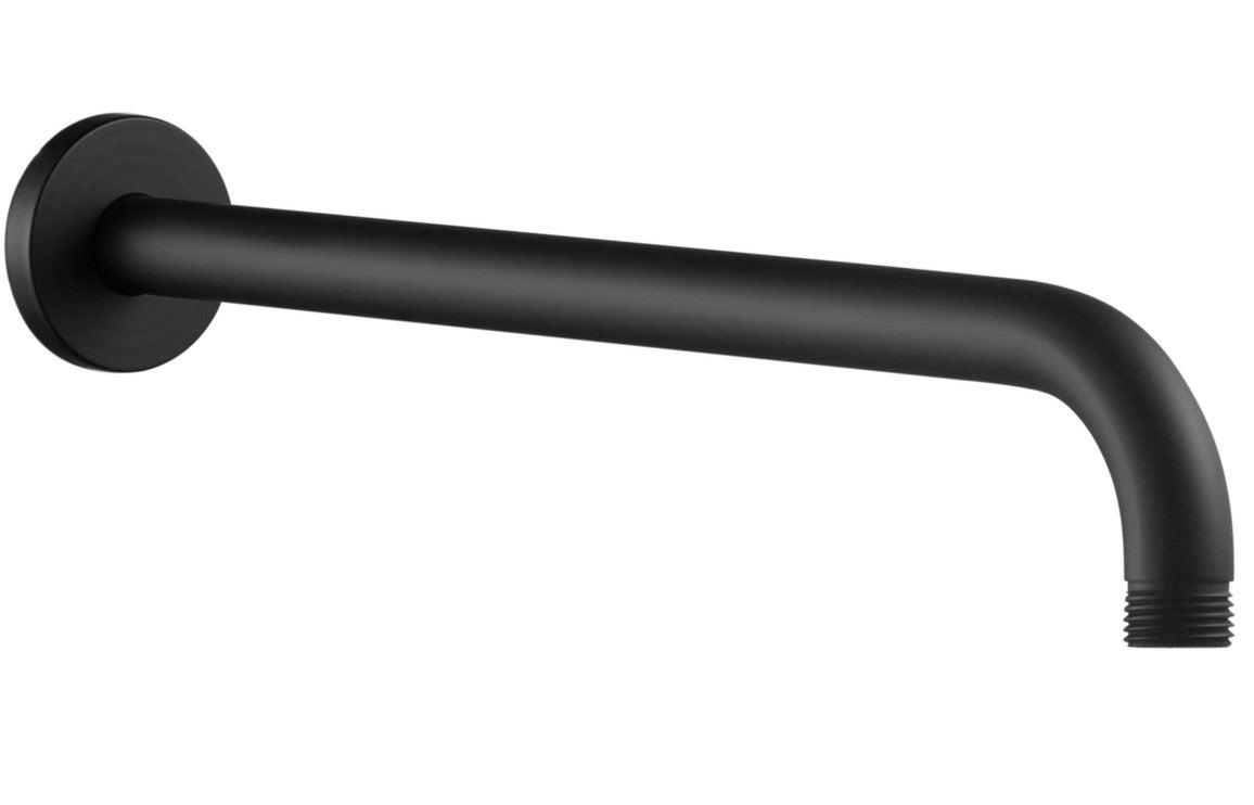 Shower Arm - Matt Black-Shower Arms-DICM0718-