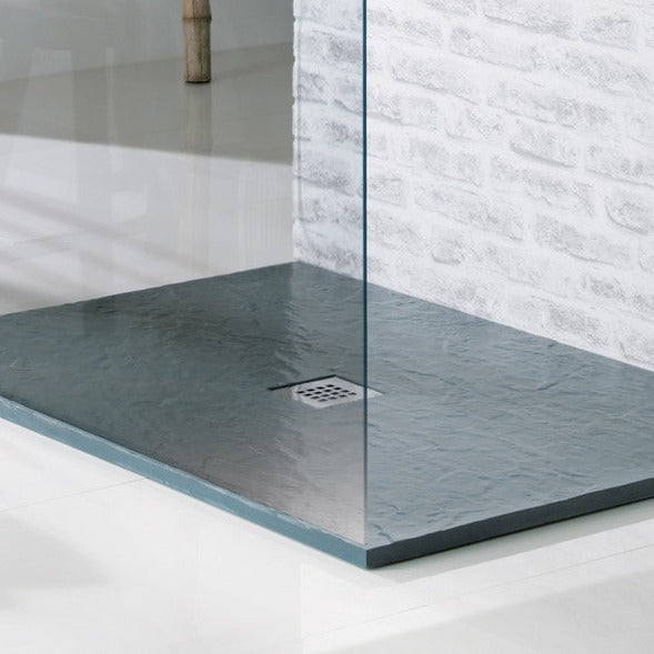 Slate Effect Shower Tray & Waste-Shower Trays-DIETP1038-