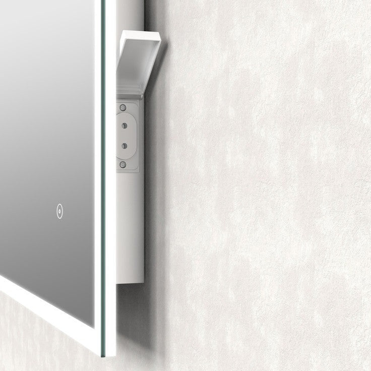 Solana Rectangle Edge-Lit LED Mirror-Mirrors-DIMS0084-