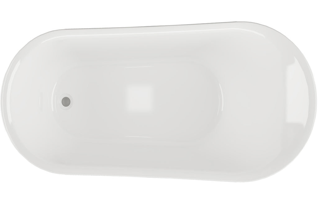 Somerset Freestanding Bath with chrome lion feet.-Baths-DIBFP0024-
