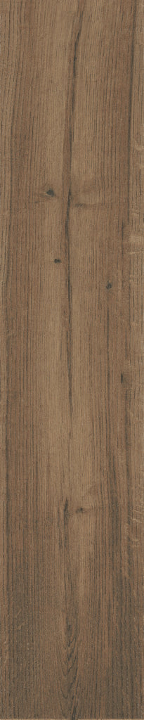 Soul Dark Oak Wood Effect Porcelain Floor Tile 23.3x120cm