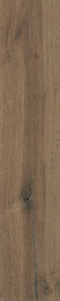 Soul Dark Oak Wood Effect Porcelain Floor Tile 23.3x120cm
