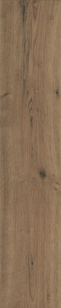 Soul Dark Oak Wood Effect Porcelain Floor Tile 23.3x120cm